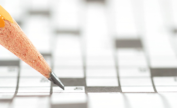 crossword-style verbal reasoning school assessment